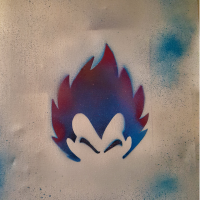 vegeta peinture