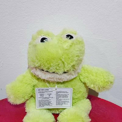 Peluche grenouille bouillotte