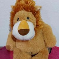 Peluche lion bouillotte