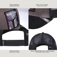 Achat casquette a visiere arrondie the mandalorian 3 