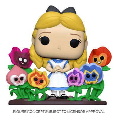 Alice au pays des merveilles figurine pop alice avec fleurs 20 cm