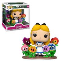 Alice au pays des merveilles figurine pop alice avec fleurs pop deluxe 20 cm