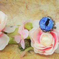 Bague chat vintage