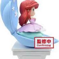 Bandai disney q posket pink dress style ariel 12cm 1 