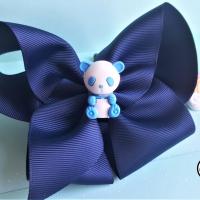 Barrette cheveux noeud panda fille