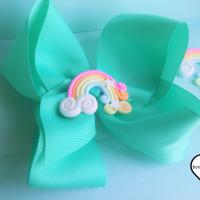 Barrette kawaii arc en ciel 1