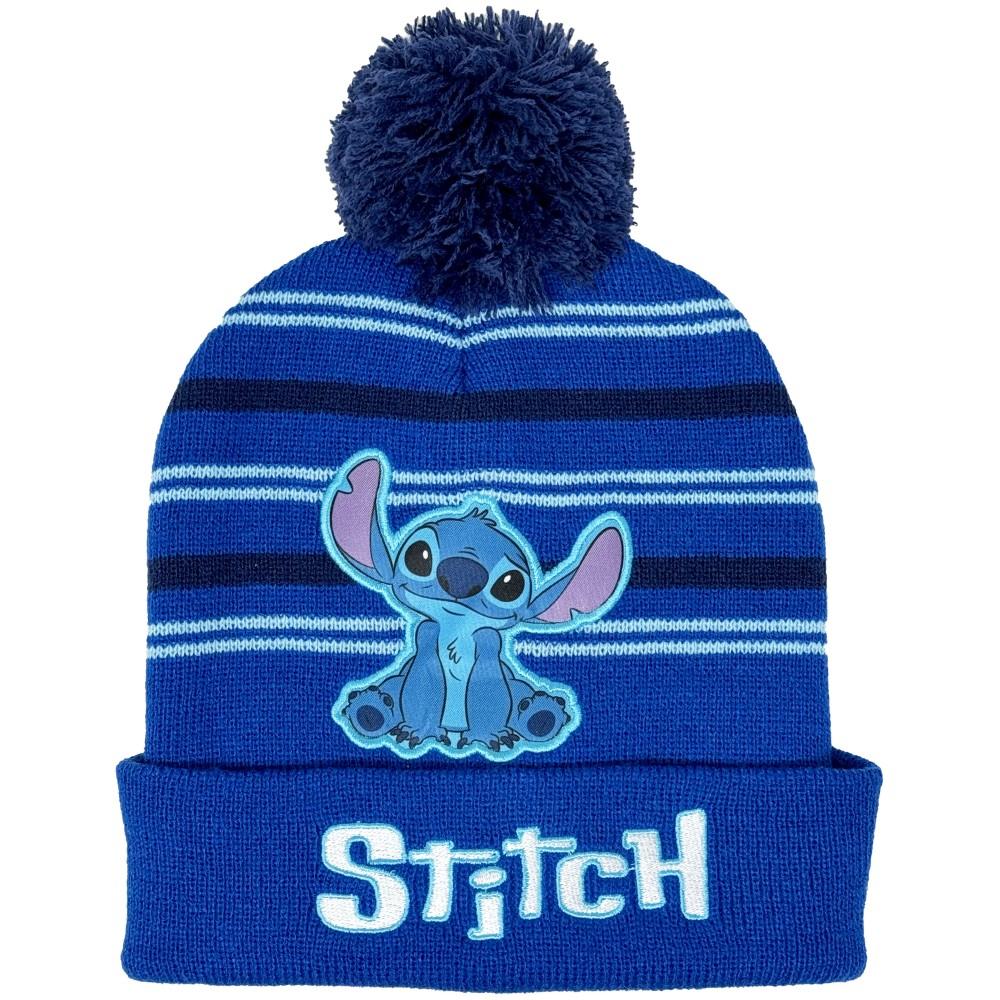 Bonnet enfant Stitch Disney - Bonnet bleu