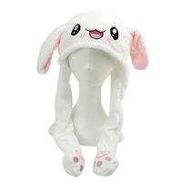 Bonnet lapin oreille qui bouge