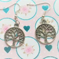 Boucle d oreille arbre de vie