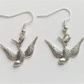 Boucles d oreille hirondelle