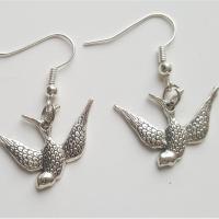 Boucles d oreille oiseau hirondelle