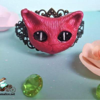 Bracelet chat bijoux chat