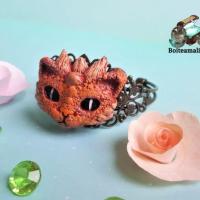 Bracelet dragon rouge bijoux steampunk femme