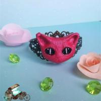 Bracelet manchette chat