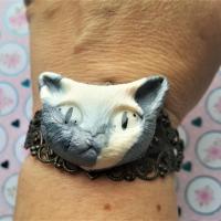 Bracelet tete de chat 2