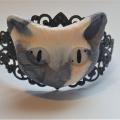 Bracelet tete de chat