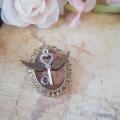 Broche clef steampunk