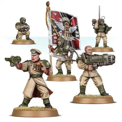 Cadian command squad astra militarum