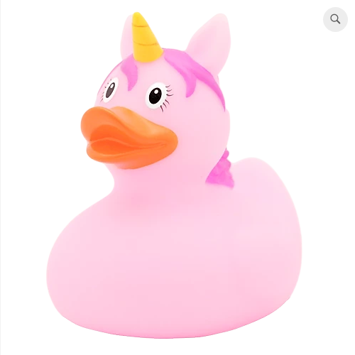 Canard a collectionner licorne rose lilalu