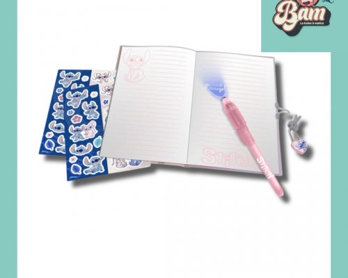 Carnet secret stitch disney 1 