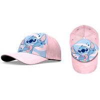 Casquette enfant stitch rose