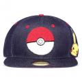 Casquette pokemon visiere plate pokeball