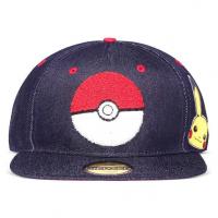 Casquette pokemon visiere plate pokeball