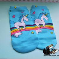 Chaussette femme licorne