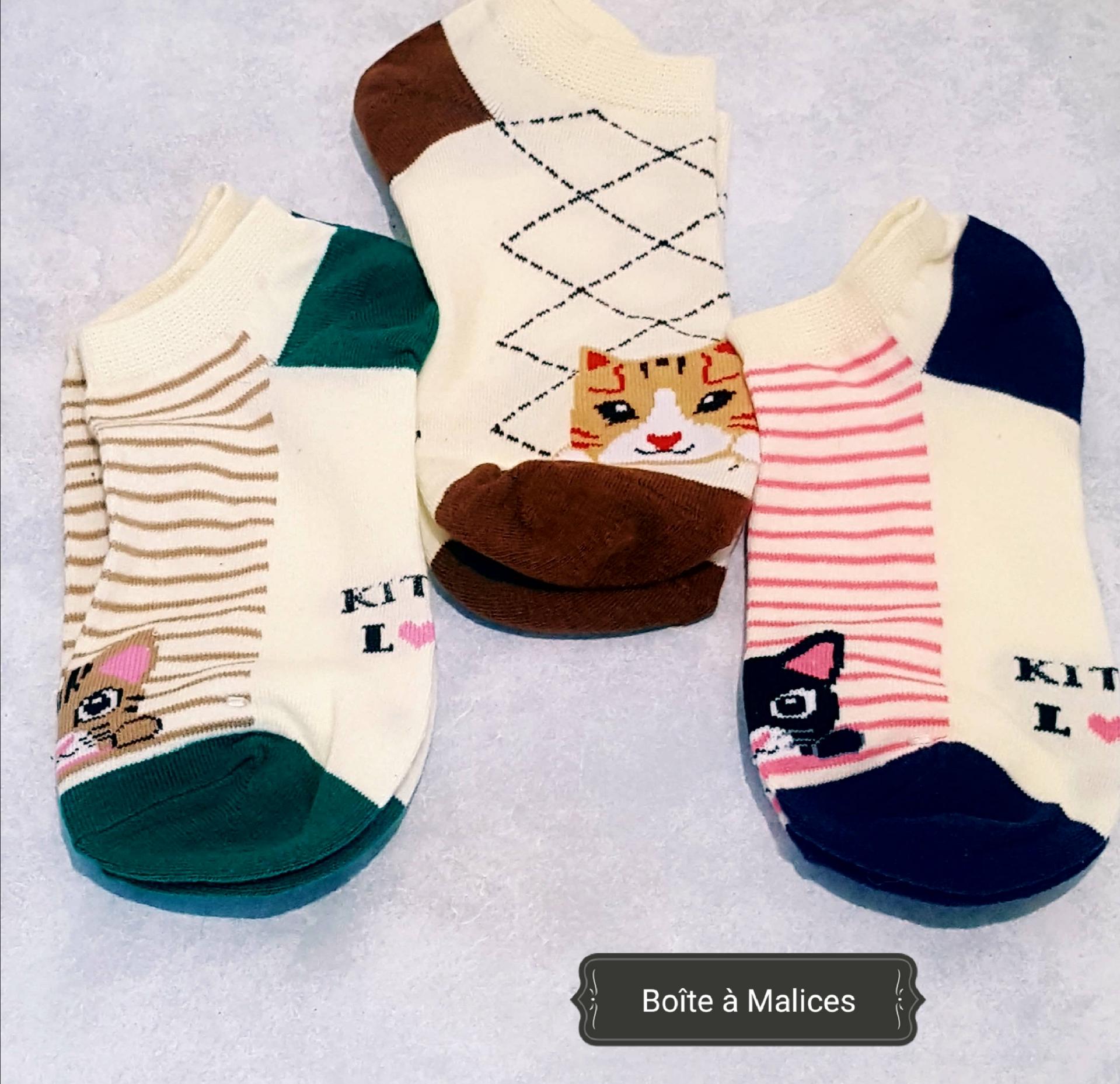 Chaussettes chat