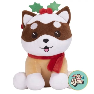 Christmas kawaii kutiespeluche shiba inu cadeau de noel 1 
