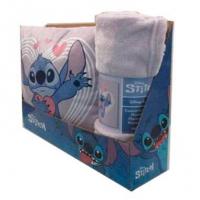 Coffret disney plaid stitch et coussin stitch