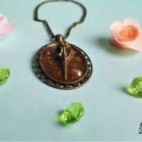 Collier steampunk corbeau j