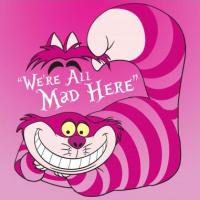 Debardeur femme alice disney mad cheshire cat