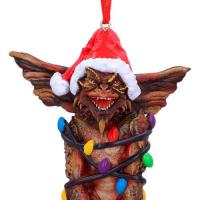 Decoration pour sapin de noel gremlins mohawk in fairy lights 4 