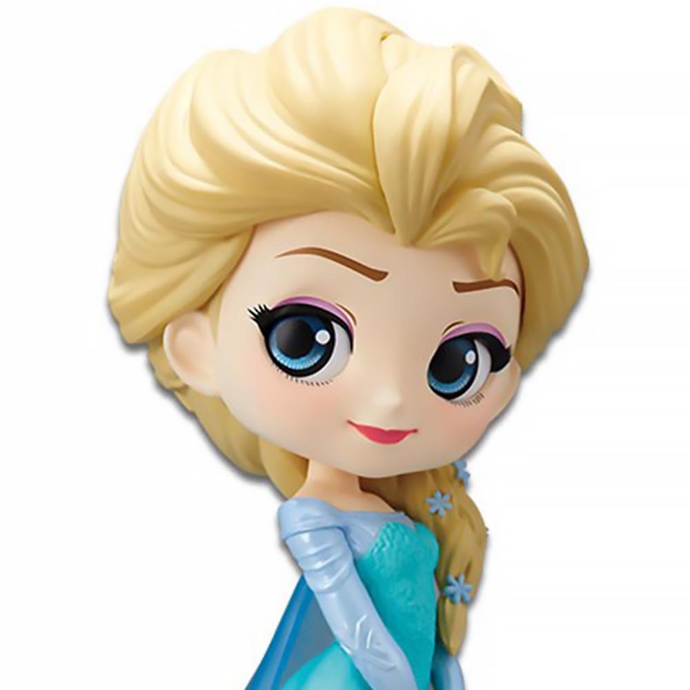 Disney La Reine des Neiges Q Posket Figurine Elsa Glitter Line 14 cm