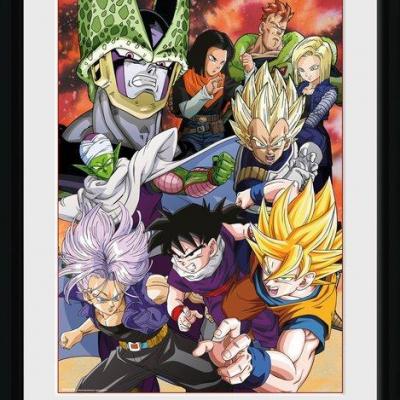 Dragon ball z collector print 30x40 cell saga