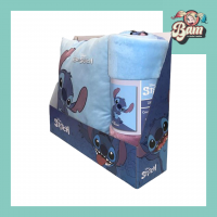 Ensemble couverture polaire coussin disney stitch disney 3 