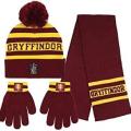 Ensemble enfant harry potter echarpe gants bonnet gryffondor