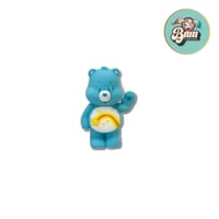 Figurine bisounours grosvoeu bleu turquoise