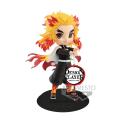 Figurine demon slayer kimetsu no yaiba kyojuro rengoku ver a q posket 14 cm demon slayer