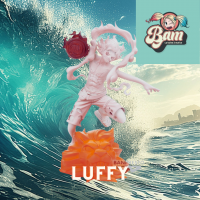 Figurine one piece film red luffy