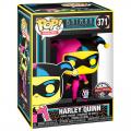 Figurine pop harley quinn black light glow