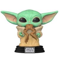 Funko pop bebe yoda with frog