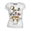 Gremlins woman t shirt wet