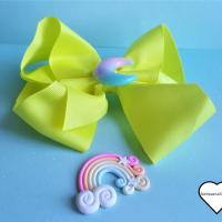 Gros noeud pour cheveux lune