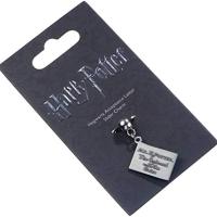 Harry potter charm argent plaque lettre poudlard