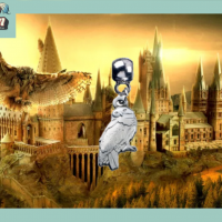 Harry potter pendentif hedwige chouette bijoux argent