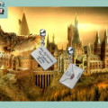 Harry potter pendentif lettre admission poudlard bijoux argent