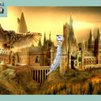 Harry potter pendentif plume bijoux argent