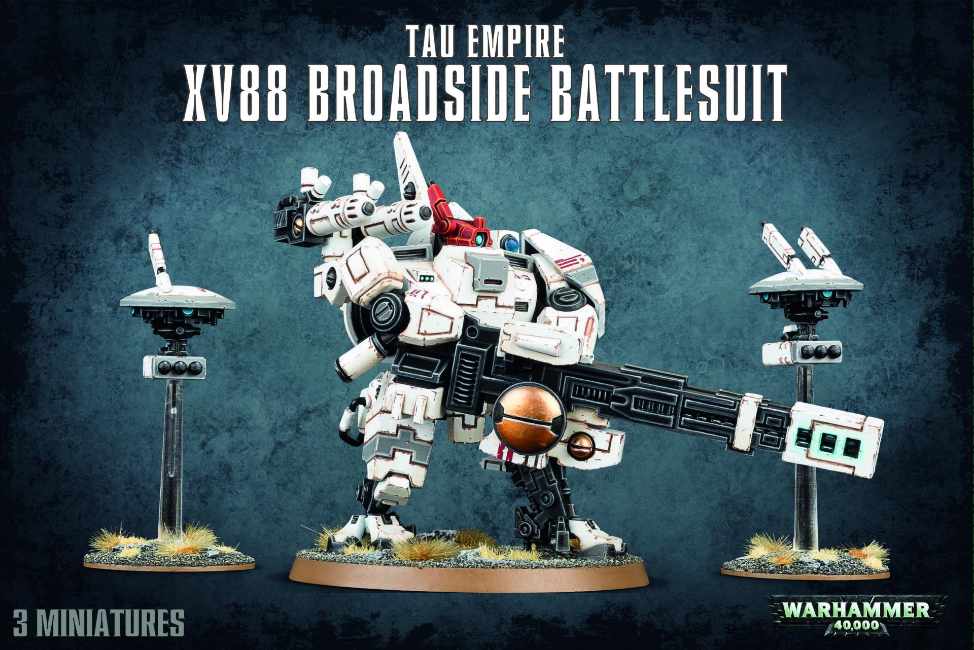 XV88 broadside battlesuit T'au empire WARHAMMER